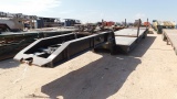 (0019) 2002 TRI-AXLE OILFIELD LOWBOY TRAILER, VIN-1N9LB54302A170347, 40' DECK, 1