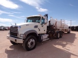 (0723) 2010 MACK GU713 T/A KILL TRUCK TRACTOR, VIN#1M2AX04CXAM008228 P/B MACK MP