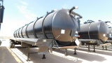 (3100) 2006 DRAGON 130 BBL T/A VAC TRAILER, VIN- 1UNST42256L037587, W/ HOSE TROU