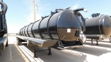 (3187) 2004 DRAGON 130 BBL VAC TRAILER, VIN- 1UNST422X4L029014, SIDE MTD WALKWAY