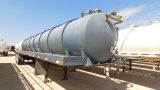 (7581) 2008 130 BBL T/A VAC TRAILER, W/ SIDE MTD WALKWAY, HOSE TROUGHS, LANDING GEAR,