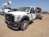 (1431260) (X) 2012 FORD F450 SUPERDUTY SGL CAB DUALLY 4X4 PICKUP, VIN- 1FDUF4HT5