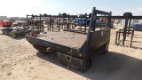 (0021) 8'W X 9'L FLAT BED W/ HR, RIGID PIPE VICE, TOOL BOXESLocated in YARD 1 -