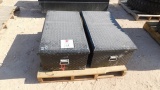 (0393) (2) UWS ALUMINUM TOOLBOXES Located in YARD 1 - Midland, TX Shawn Johnson
