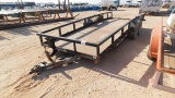 (0588) 2017 PJ 20' T/A BP UTILITY TRAILER, VIN- 4P5P82021H259158, W/ 7K# AXLES,