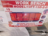 UNUSED 10' WORKBENCH W/ 15 DRAWERS & 2 CABINETSLocated in YARD 1 - Midland, TX S