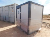 UNUSED 110V PORTABLE TOILET W/ SHOWERLocated in YARD 1 - Midland, TX Shawn Johns