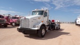 2013 KENWORTH T-800 4 AXLE HEAVY HAUL TRUCK TRACTOR DAY CAB, P/B CUMMINS ISX-15