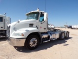 2014 MACK CXU613 T/A DAY CAB 220” WB, VIN#1M1AW09Y3EM040519 P/B MACK MP8 415C DI