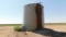 (9910) 300 BBL FIBERGLASS STORAGE TANK W/ LANDING