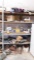 (7648) CONTENTS OF 4-SHELVES TO INCLUDE ELECTRIC MOTORS, BALL VALVES, BEARINGS,