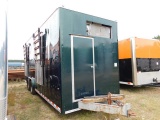 (MI-0527) WELLS CARGO 24'L T/A RESTROOM TRAILER W/ (2) RESTROOMS, ALUMINUM STAIR