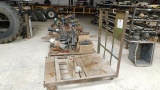 (7649) (4) PALLETS W/ ASSORTED X-OVER SUBS, MILL PIPE FITTINGS CHOKE VALVES, BUT