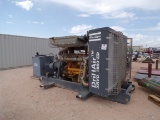 ATLAS COPCO 1550 AIR COMPRESSOR, P/B CAT C18 DIESEL ENGINE, SKIDDED