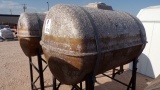 (0429) (2) 200 GALLON FIBERGLASS TANKS W/ STANDS