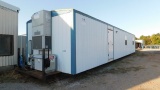 (2166034) 10' X 40' CREW HOUSE, BACK OFFICE AREA, BUILT IN DESK COUNTER, LIVING