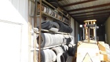 (0157) LARGE ASSORTMENT OF USED LIGHT VEHICLE & TRAILER WHEELS & TIRES, TIRE RAC