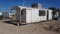 DOGHOUSE 9'H X 10'W X 35'L CRIMPED STEEL, W/ (2) 3'L PORCHES, WALL LOCKERS, KNOW