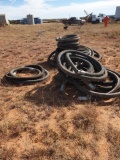 APX. 18 ASSORTED SUCTION HOSES LOCATED IN YARD 9 MERKEL TX