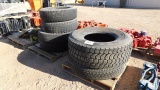 (6) ASSORTED USED TIRES: (1) SMITOMO 425/65R22.5
