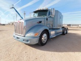 (5140) 2011 PETERBILT 386 T/A SLEEPER HAUL TRUCK, VIN- 1XPHDP9X2BD126094, P/B AP