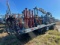 (FIF-100) 2007 KALYN T/A 40' LINE TRAILER W/NATIONAL CRANE N160/46, VIN# 5DDKM40