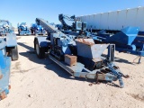 (8775) SAND CONVEYOR MTD ON S/A TRAILER, P/B DUETZ 3-CYL DIESEL ENG., PINTLE HIT