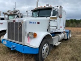 (TRH-818) 2011 PETERBILT 367 T/A SLEEPER TRUCK, VIN # 1XPTD49XXBD123131, P/B CUM