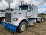 (TRS-217) 2008 PETERBILT 367 T/A SLEEPER TRUCK, VIN # 1XPTD49X38D739908, P/B CUM