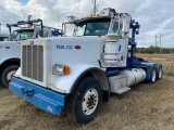 (TRW-100) 2013 PETERBILT 367 T/A WINCH TRUCK, VIN # 1XPTD49X5DD166374,  P/B CUMM