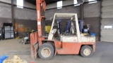 NISSAN 90 Forklift, 9000# Lift Cap p/b NISSAN 6-Cyl 84 HP Diesel Eng, 48