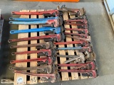 Pallets Asst'd & Various Sizes of RIDGID Pipe Wrenches (W1)