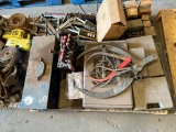 Pallet 4-Drawer Box of Sockets, Star Wrenches, Stencils, Square, Grease Guns (W7
