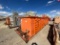 (12202) 30' X 7' X 5' CRIMPED STEEL OPEN TOP PIT W/ FLUID STRAINER, 2 INTERNAL D