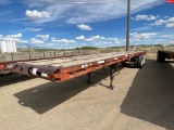 (X) 1981 HOBBS 35' T/A OILFIELD FLOAT TRAILER, VIN: 1H5J03527BN002201, W/ ROLLIN