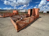 (13217) 20' X 7' WELL SERVICING TOOL SKID, BOP STUMP, STORAGE BOX