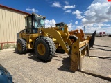 CAT 928G ARTICULATING WHEEL LOADER / FORKLIFT, S/N 6XR01104, P/B CAT 3116T DIESE