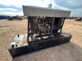 (92616) LIMA MAC 20KW ELEC. GENERATOR P/B PERKINS 4-CYL DIESEL ENGINE W/ DAY TANK
