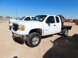 (X) 2013 GMC 2500 HD EXT CAB 4X4 PICKUP, VIN: 1GT22ZC82PZ408574, P/B: 6.6L DURAMAX