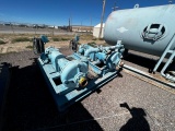 (2308) MISSION MAGNUM 2X3X13 CENT PUMPS P/B 20 HP ELEC. MOTORS, SKIDDED
