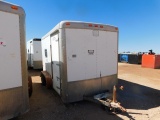 (X) CARGO CRAFT 12' T/A BP CREW TRAILER, VIN:_______ (NOTE: MISSING 2 WHEELS)(78