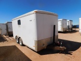 (X) 2006 PACE AMERICAN 14' T/A BP CREW TRAILER, VIN: 47ZUB14226X046110 W/ BENCHE