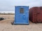 (DH-12) 7'W X 21'L SKID W/ 7'W X 13'L PARTS/DOGHOUSE, JUNK BOX, 3-COMPARTMENT LU