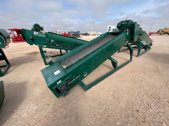 (71405) CONVEY-ALL 12' CONVEYOR M#TRC-2913FB, P/B: 7.5HP ELECTRIC MOTOR