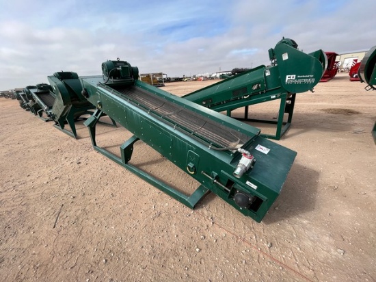 (71369) CONVEY-ALL 12' CONVEYOR M#TRC-2913FB, P/B: 7.5HP ELECTRIC MOTOR