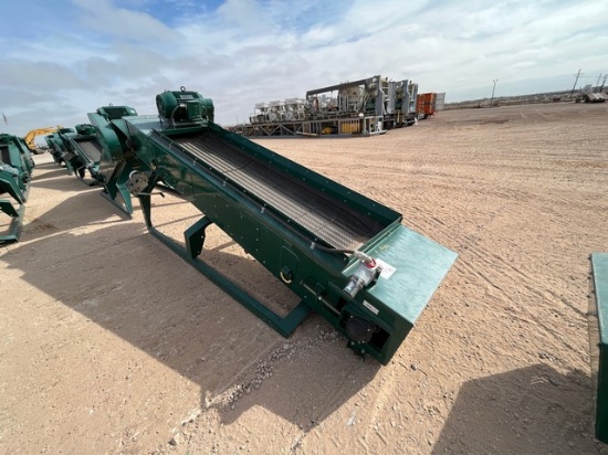 (71453) CONVEY-ALL 12' ADJ. HEIGHT CONVEYOR P/B: ELECTRIC MOTOR, M#TRC-2913FB