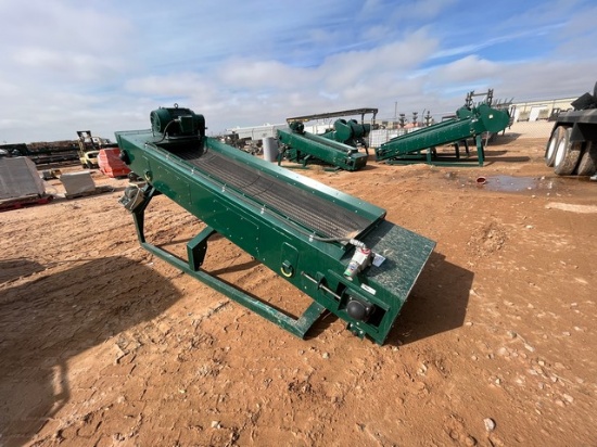 (71457) CONVEY-ALL 12' ADJ. HEIGHT CONVEYOR P/B: ELECTRIC MOTOR