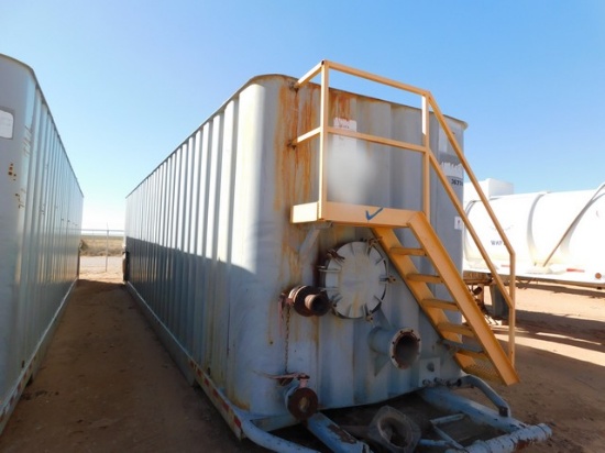 (36774) 500 BBL S/A PORTABLE FRAC TANK (NOTE: BILL OF SALE ONLY)