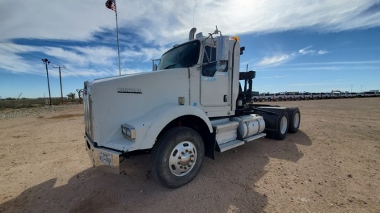 (X) 2008 KENWORTH T-800 T/A WINCH TRUCK TRACTOR, VIN: 1XKDD40XX9J249119, P/B: CU