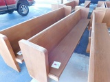 11' WOODEN CHURCH PEW